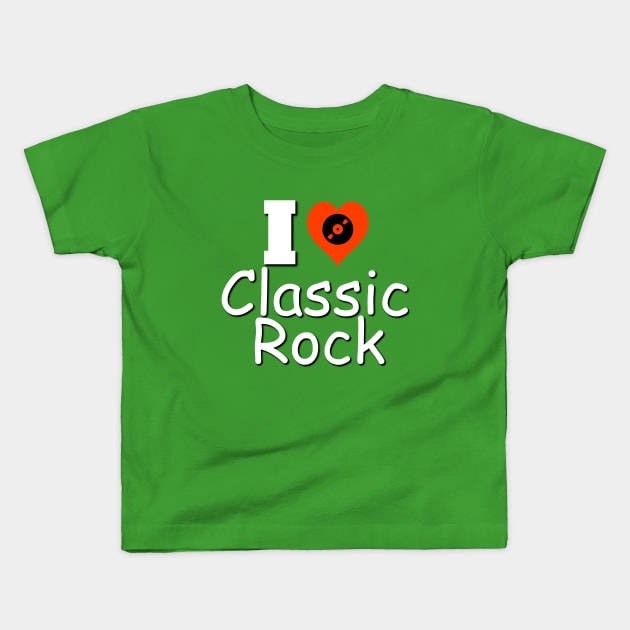 Classic Rock Kids T-Shirt by Crazyhank2